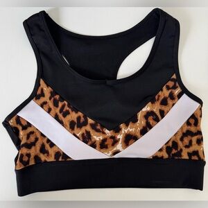 Leopard Print Sports Bra